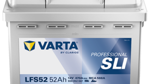 VARTA Fritidsbatteri 12V 52AH 470 CCA (207x175x190mm) + høyre LFS52 (593700)
